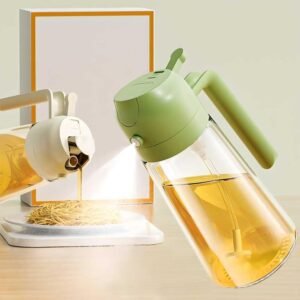 2-in-1 Glass Oil Dispenser & Sprayer