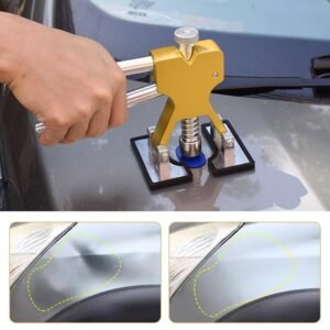 Professional Paintless Dent Repair Kit - Auto Body Dent Removal Tools with Bridge Puller & Suction Tabs for Car Body Repair